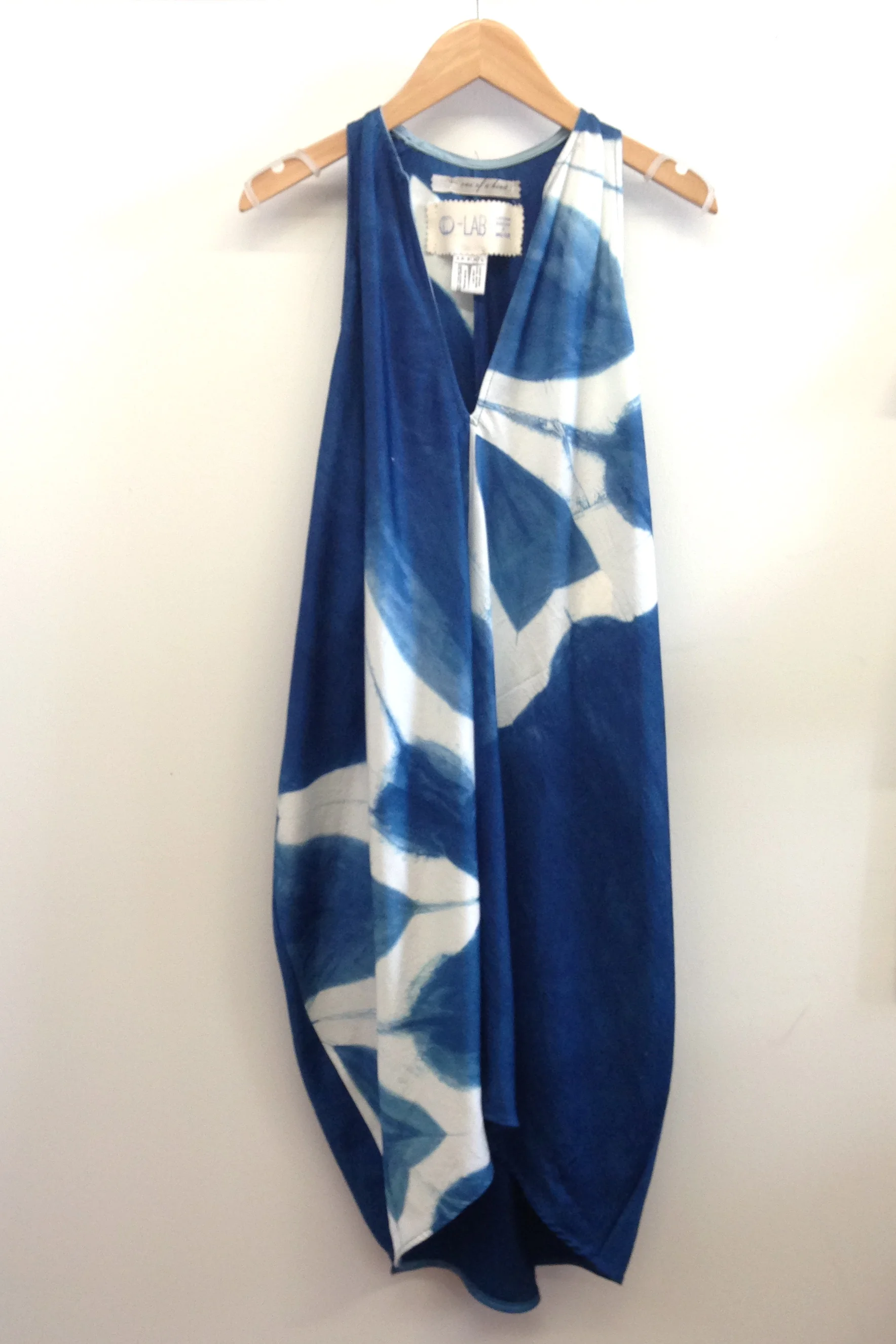 Cinched Journey Dress, Block resist, Indigo 