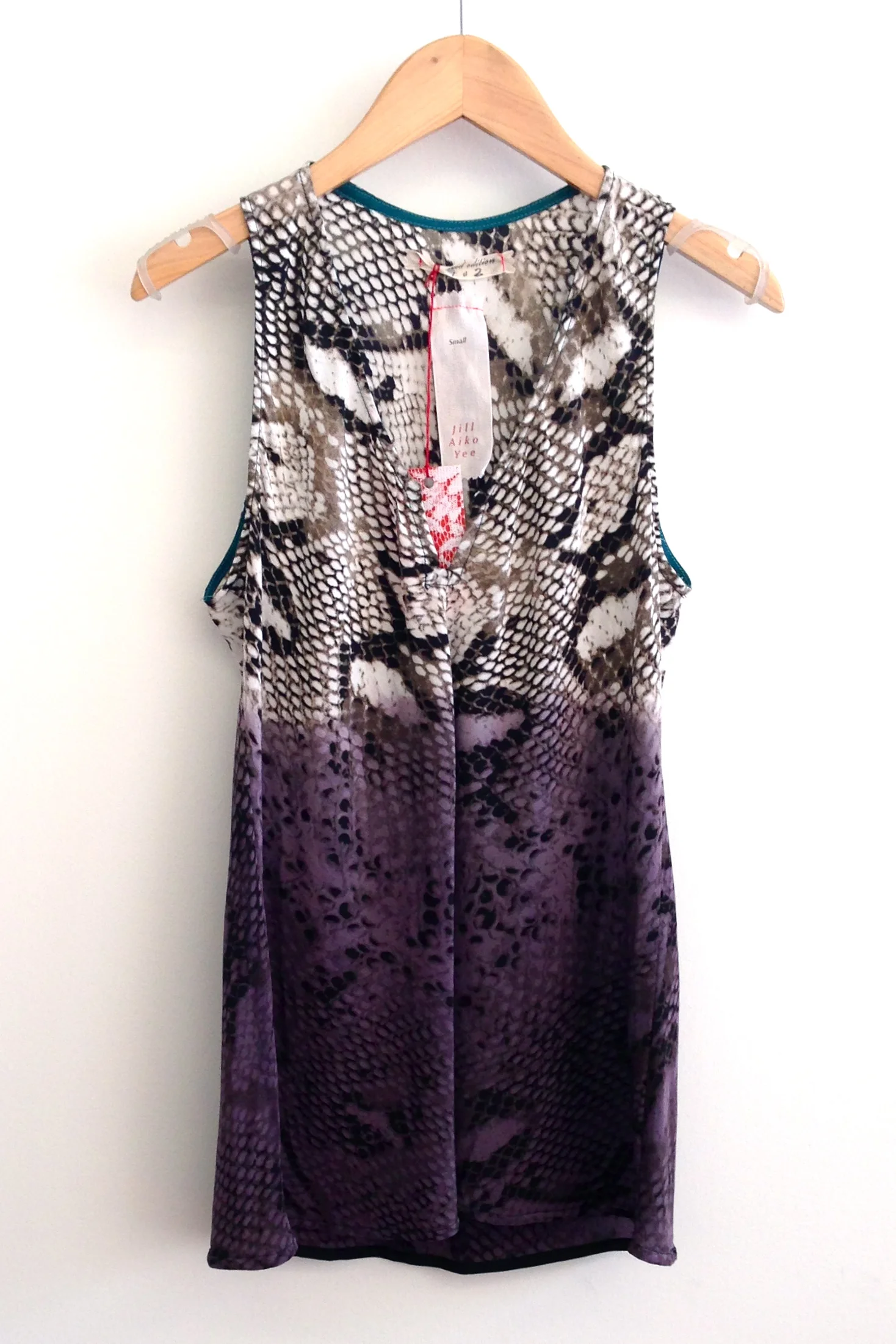 Jackie Top, Snake Print