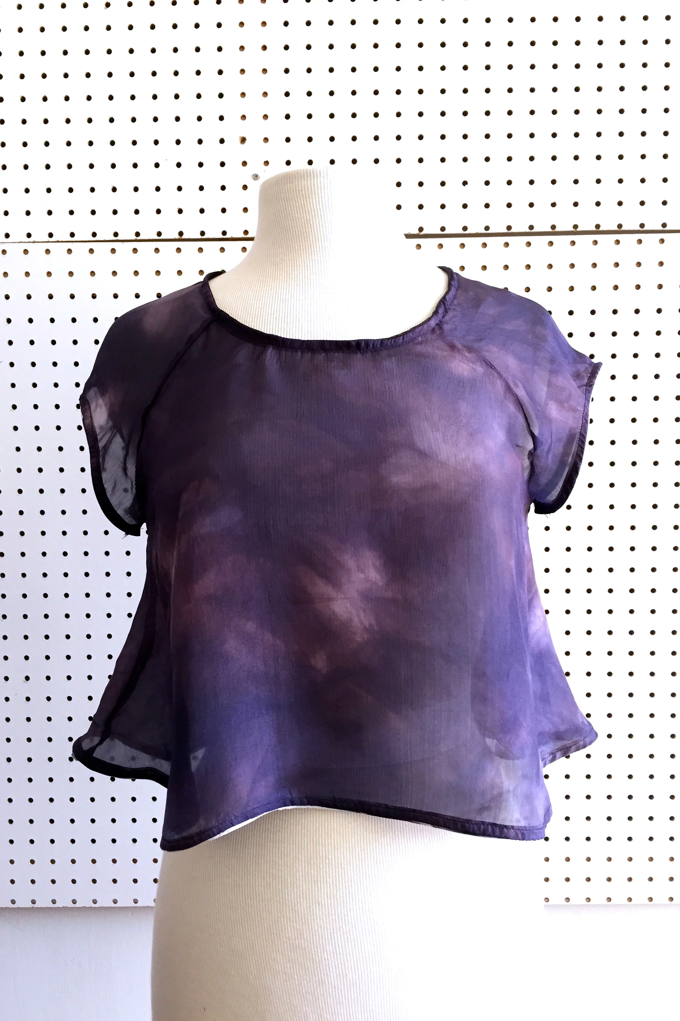 Airy Top, hand dyed