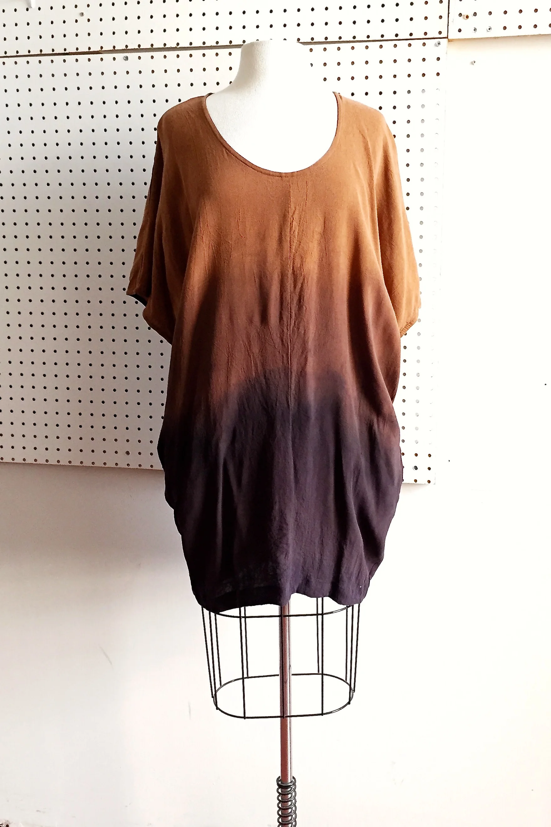 Sunset Tunic, Gold to Deep Violet