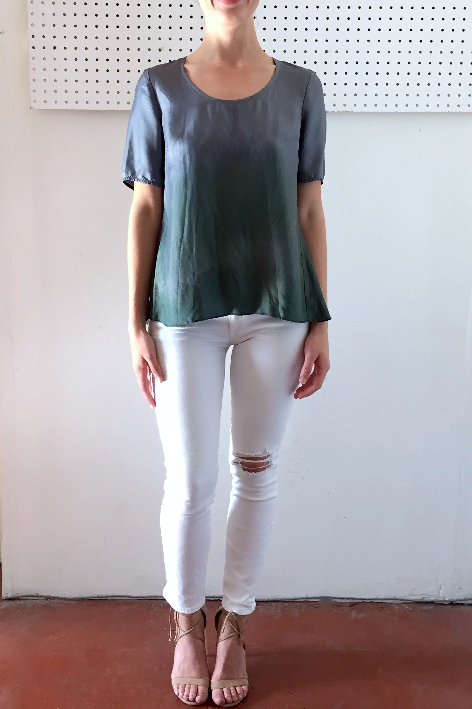 Tracing Blouse, Dip Dye