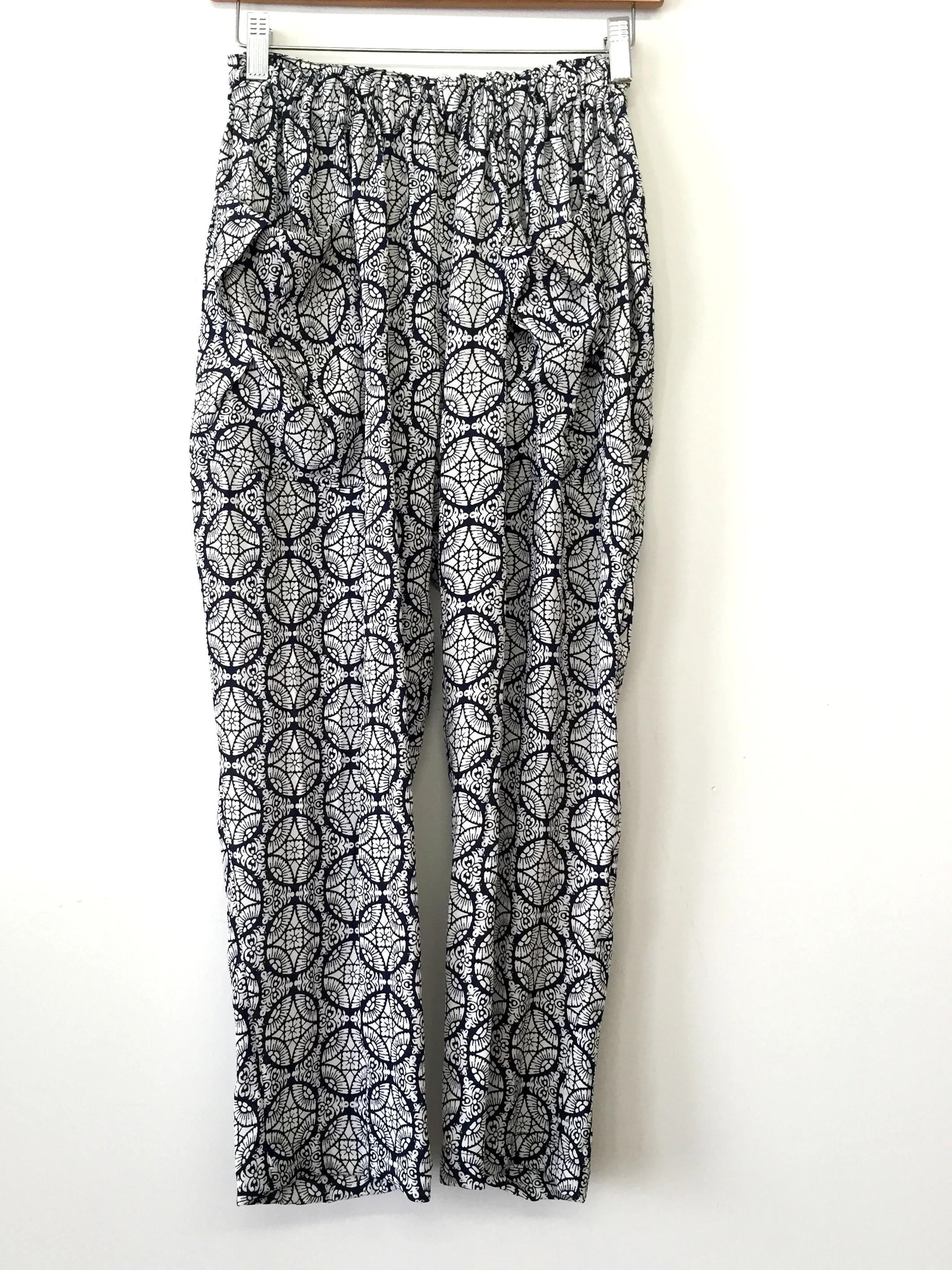 Planting Pant, Navy Motif