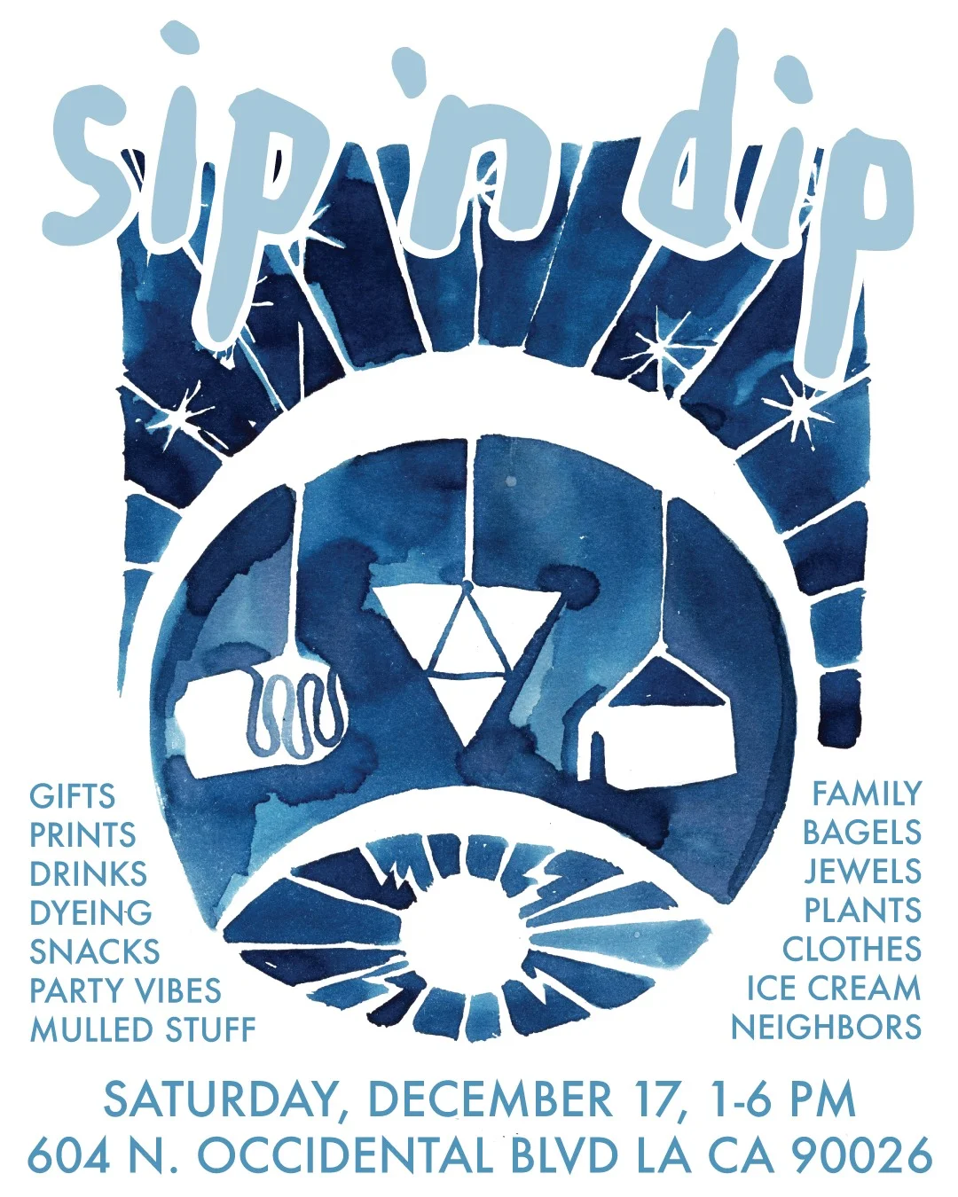 Sip 'n dip Graham Keegan Jill aiko Yee