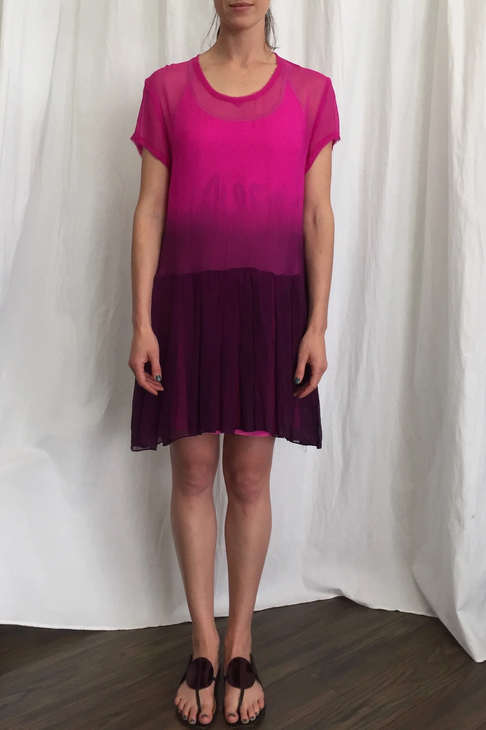 Picnic Dress, Fuschia