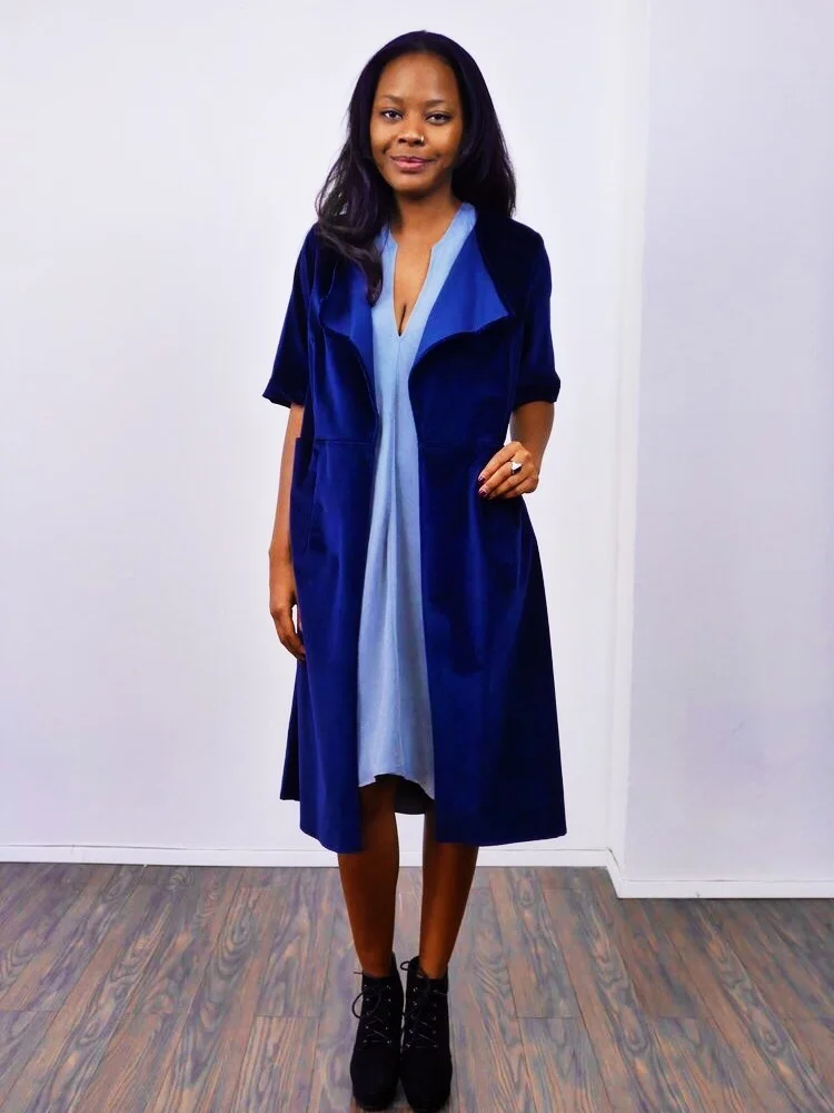 Velvet Alchemy Vest, Navy