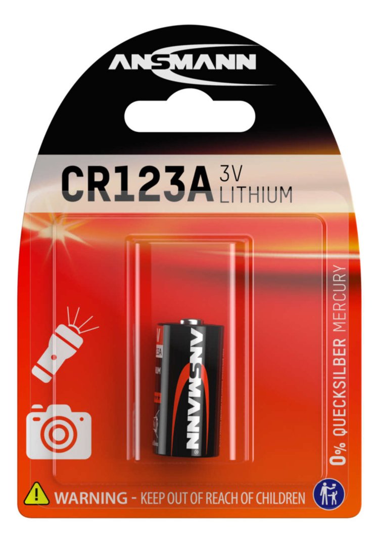 Ansmann CR123A Battery — Richmond Camera Shop