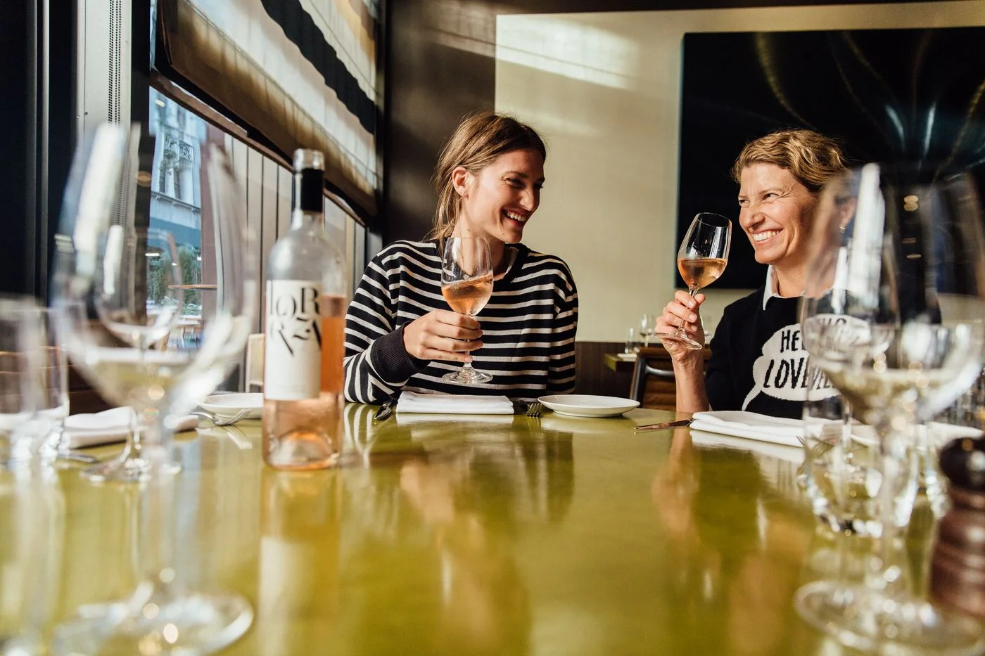 Lorenza wine producers Michele Ouellet and her mother Melinda Kearney.