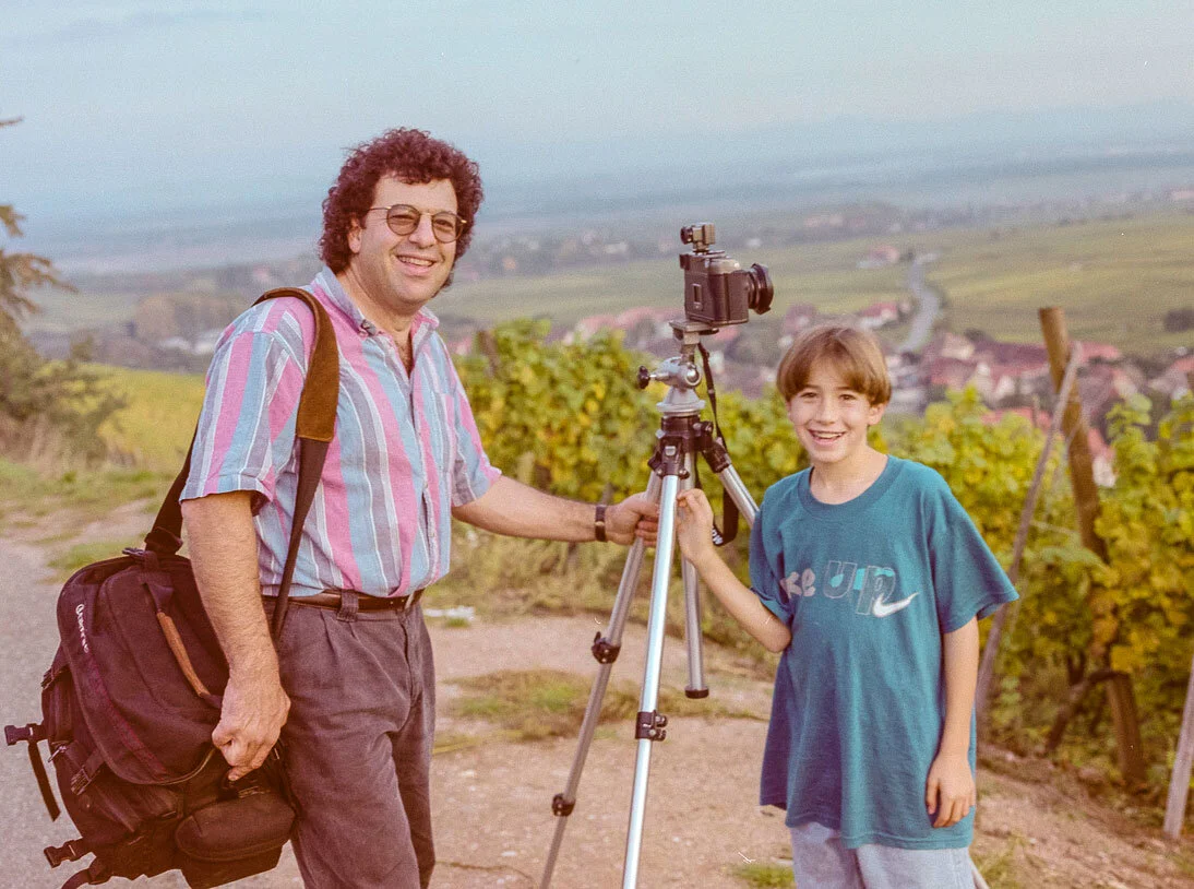 Andy Katz and his son, Jesse.
