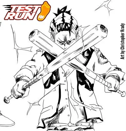 "Ant" from Monster Society of America -- the first one-shot in our TEST RUN program!