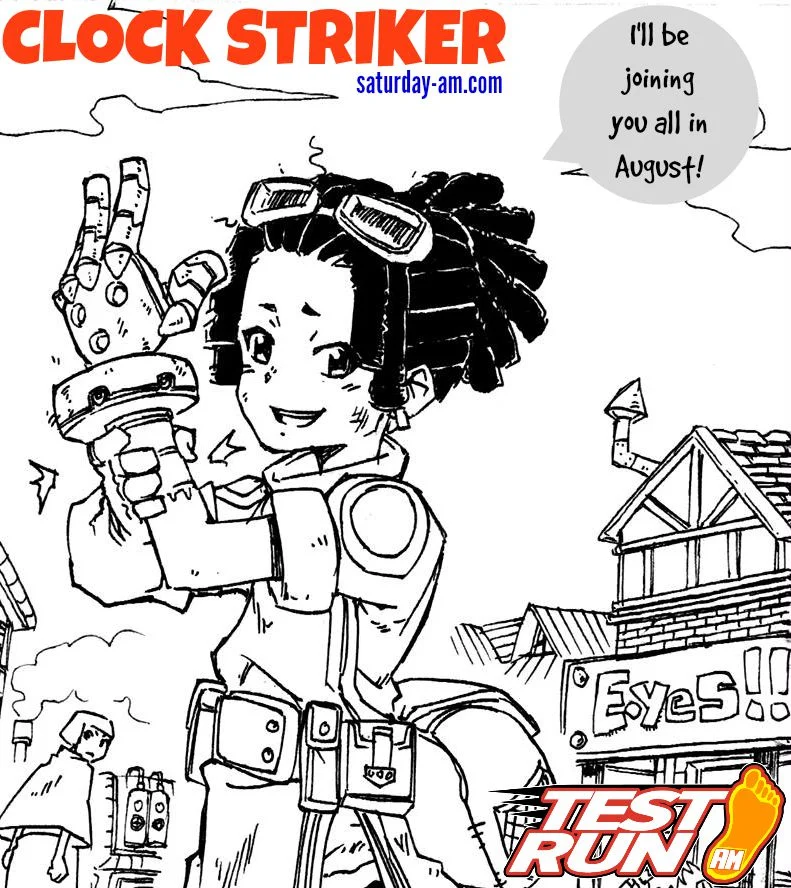 CLOCK STRIKER is the long-awaited shonen action title featuring our first African American lead FEMALE character!