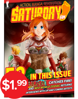 SAIGAMI by Andrea Otilia Voros adorns the cover for our LATEST ISSUE!