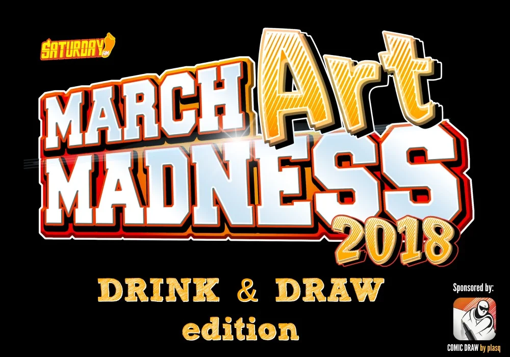 March ART Madness - the ultimate FAN ART TOURNAMENT by Saturday AM will have a special edition for Wizard World Cleveland 2018. Sponsored by Comic Draw app by plasq.
