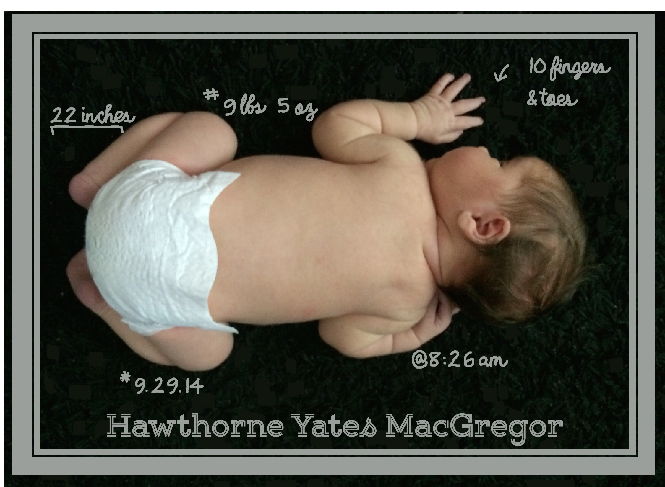 Birth Announcement (2 of 2)