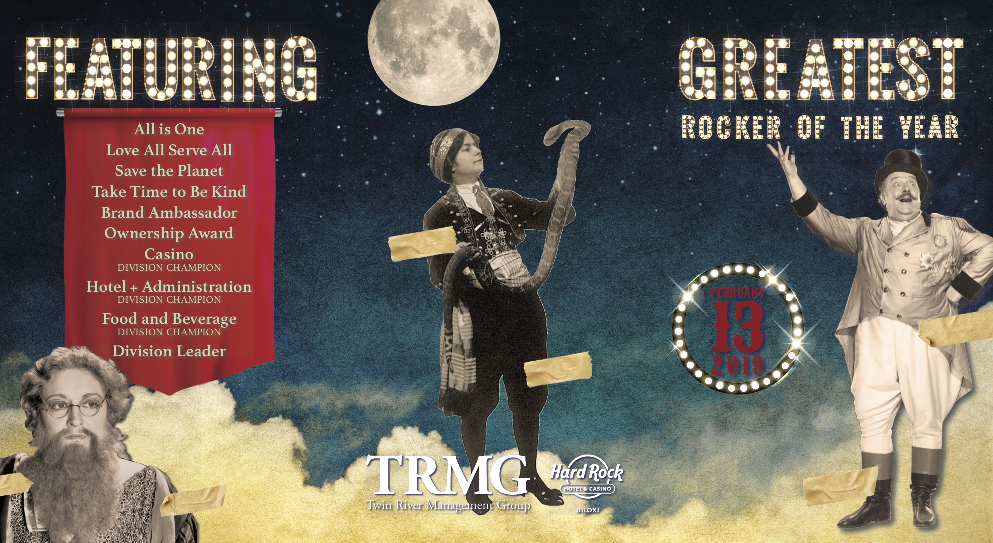 Tri-Fold "Greatest Showman" Employee Party