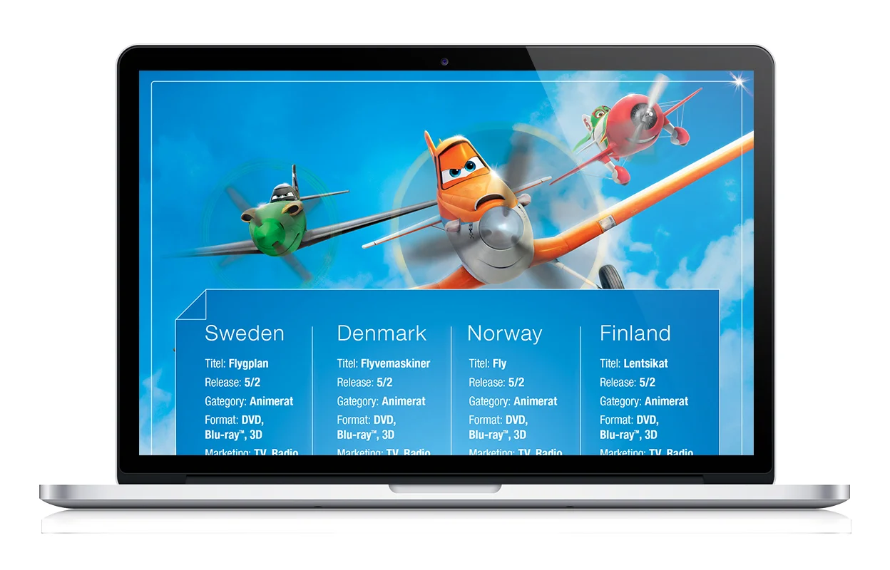   Disney Planes  presentation for Home Entertainment 