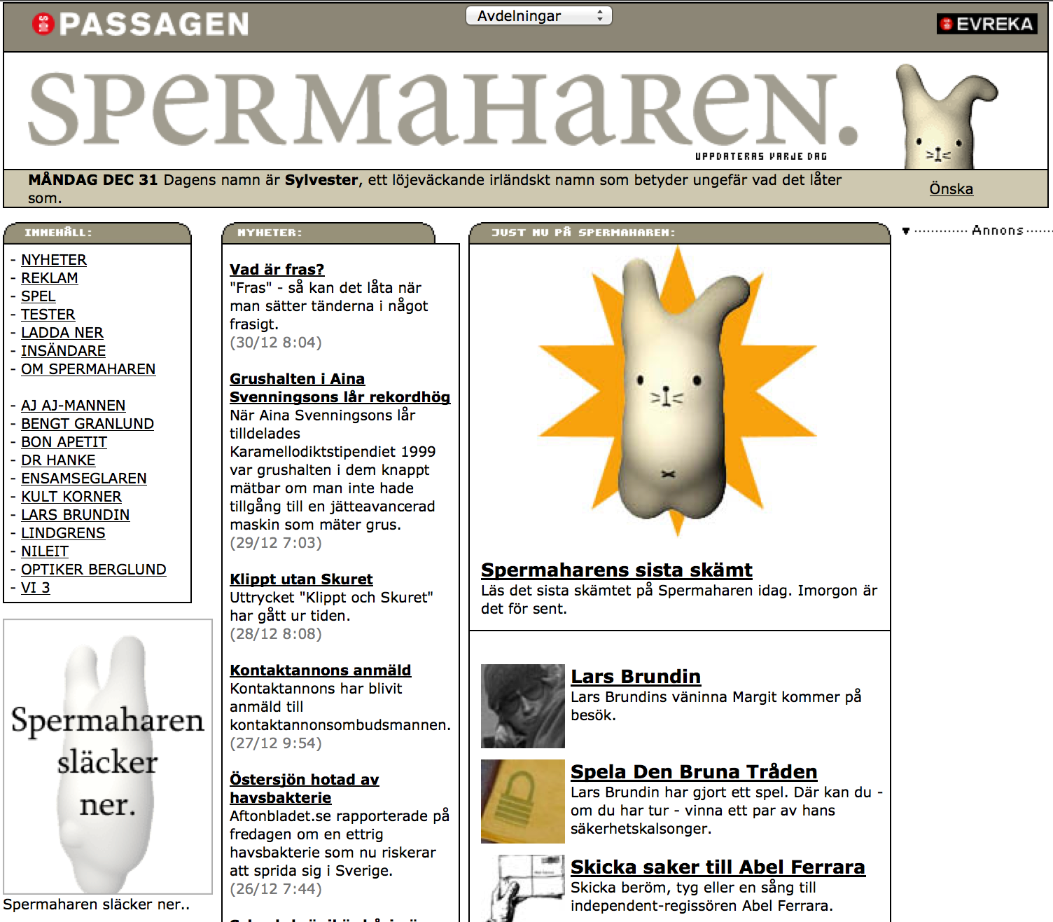  Spermaharen website 