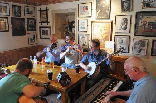 Enjoying local music