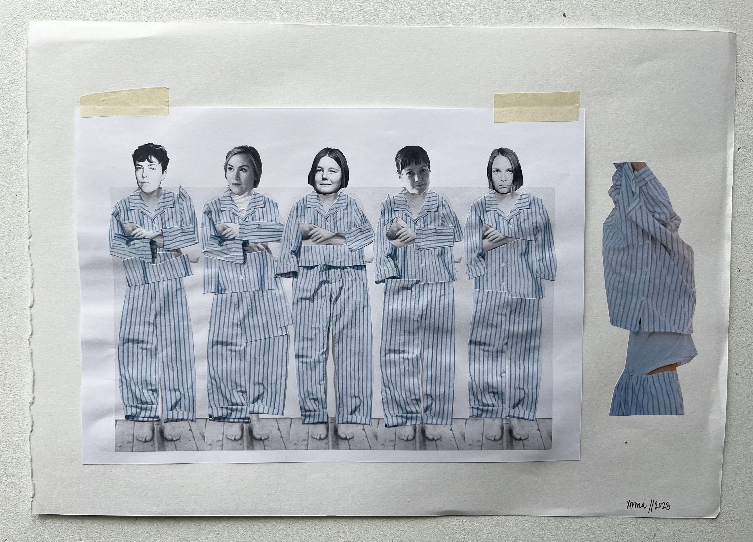 Costume design sketch. Anna Gammelgaard.