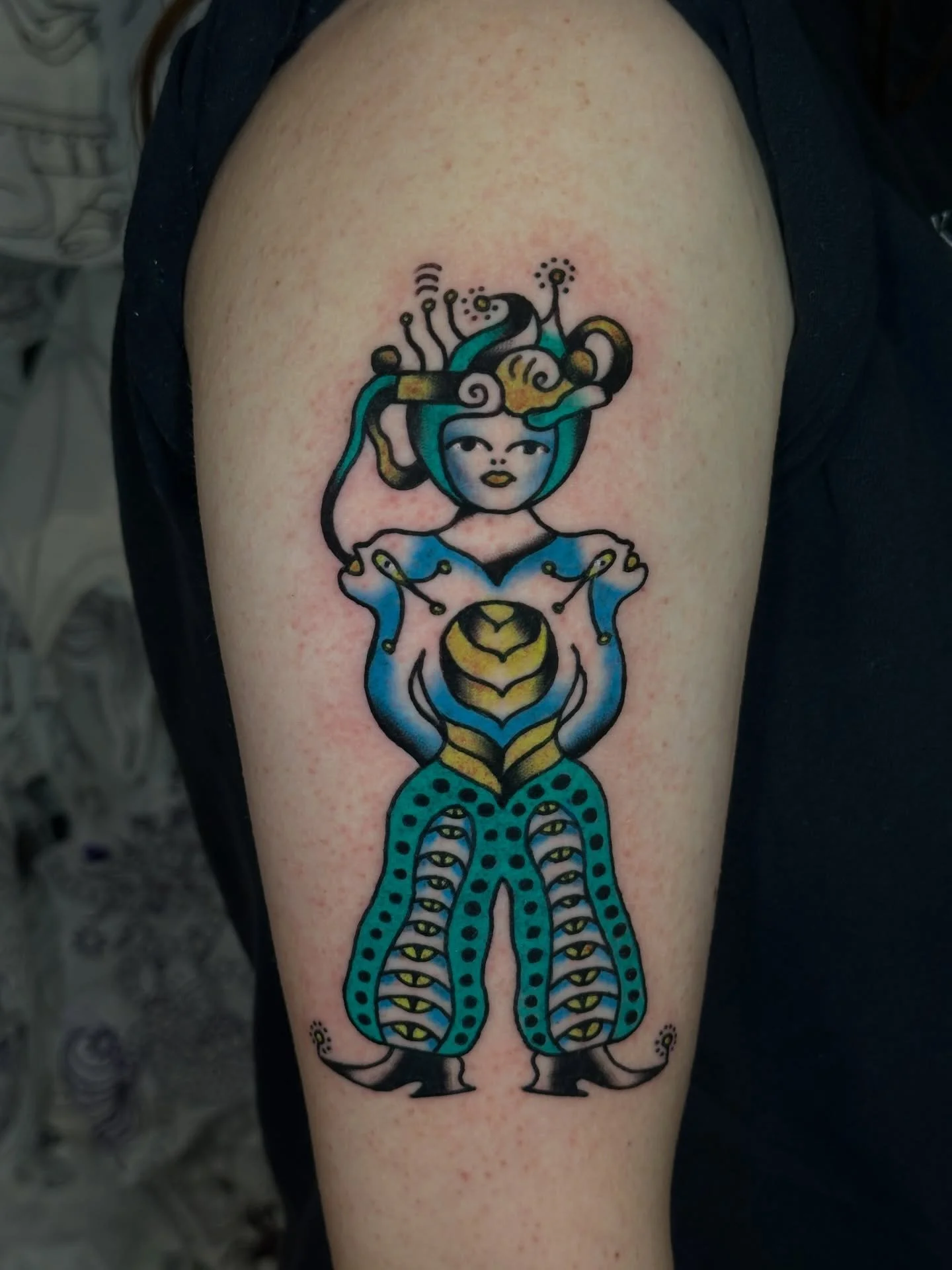 🫧Made for Jenna today at my favorite place @shrinetattoo with my favorite needles @blackclaw 🫧