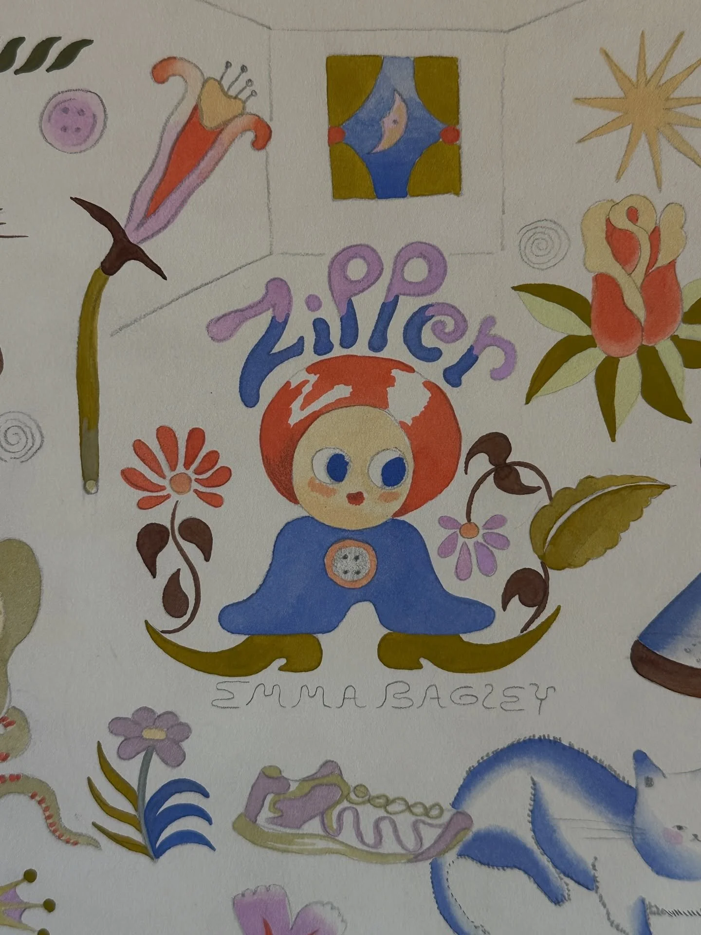 Zipper is living in a world of buttons 🔘🔘🔘🔘🔘🔘🔘🔘🔘