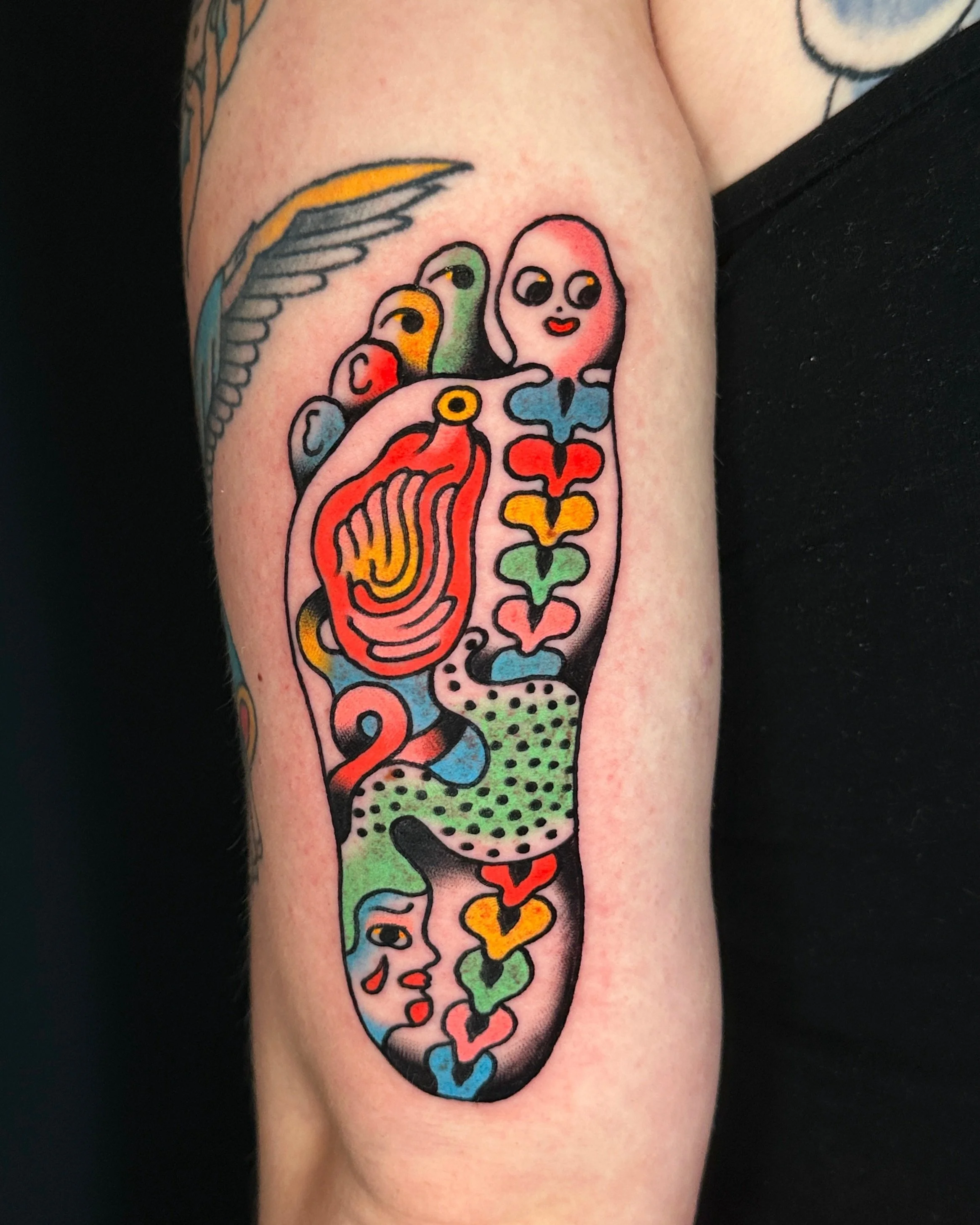 🤹🏻&zwj;♀️Picked from my book yesterday @shrinetattoo  made with @blackclaw