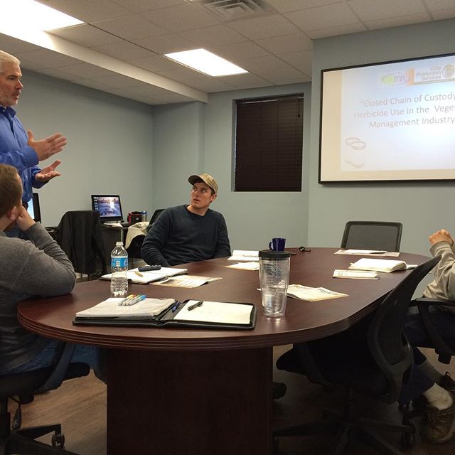 Off-season training with #cropproductionservices