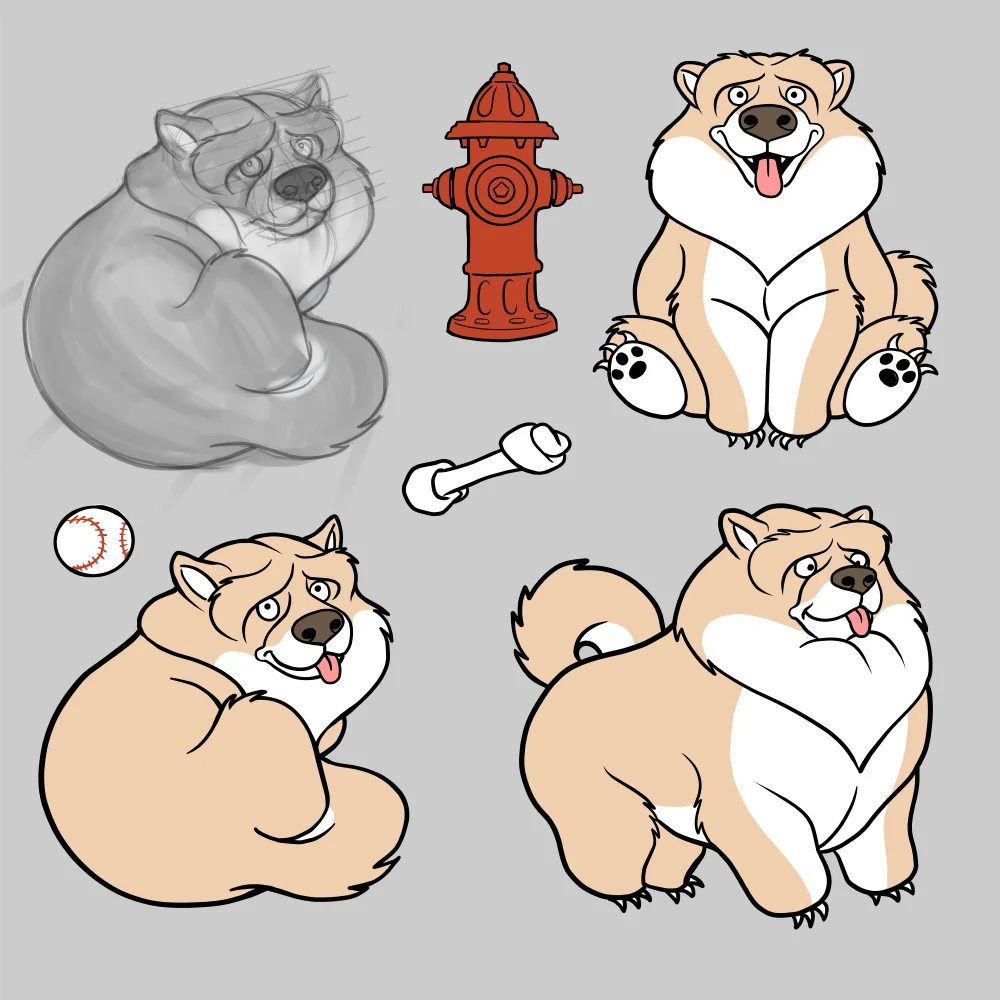 Gordon Character Poses