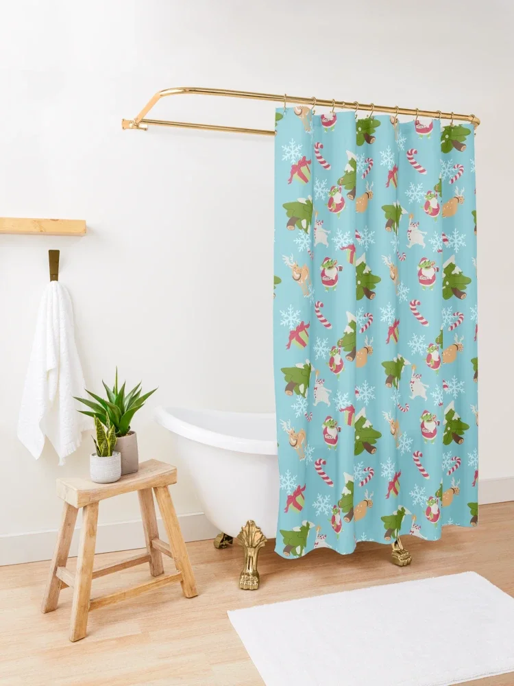 Mad Christmas | Shower Curtain