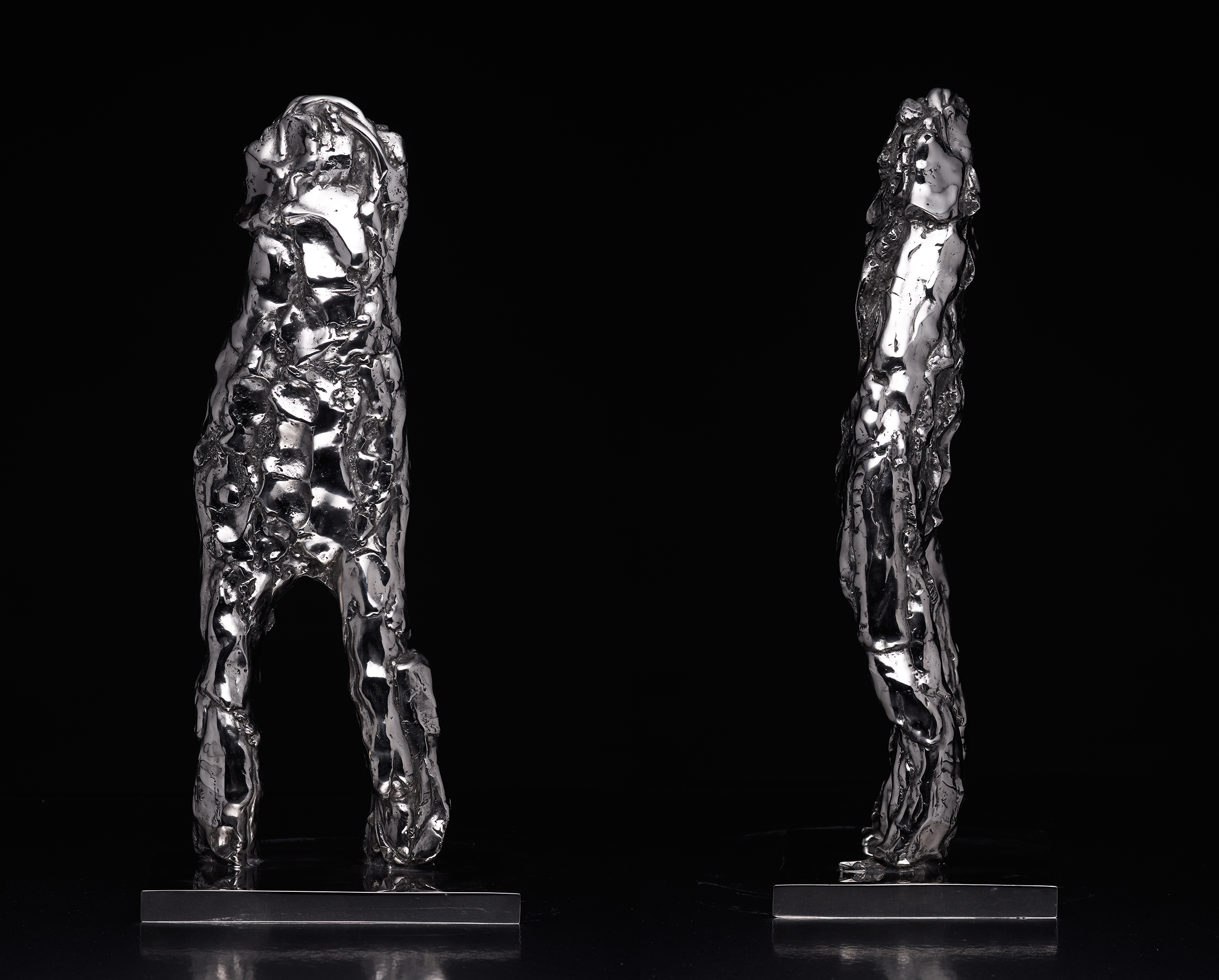 AB2, stainless steel, 16.5" x 5.5" x 3", 2003-2016