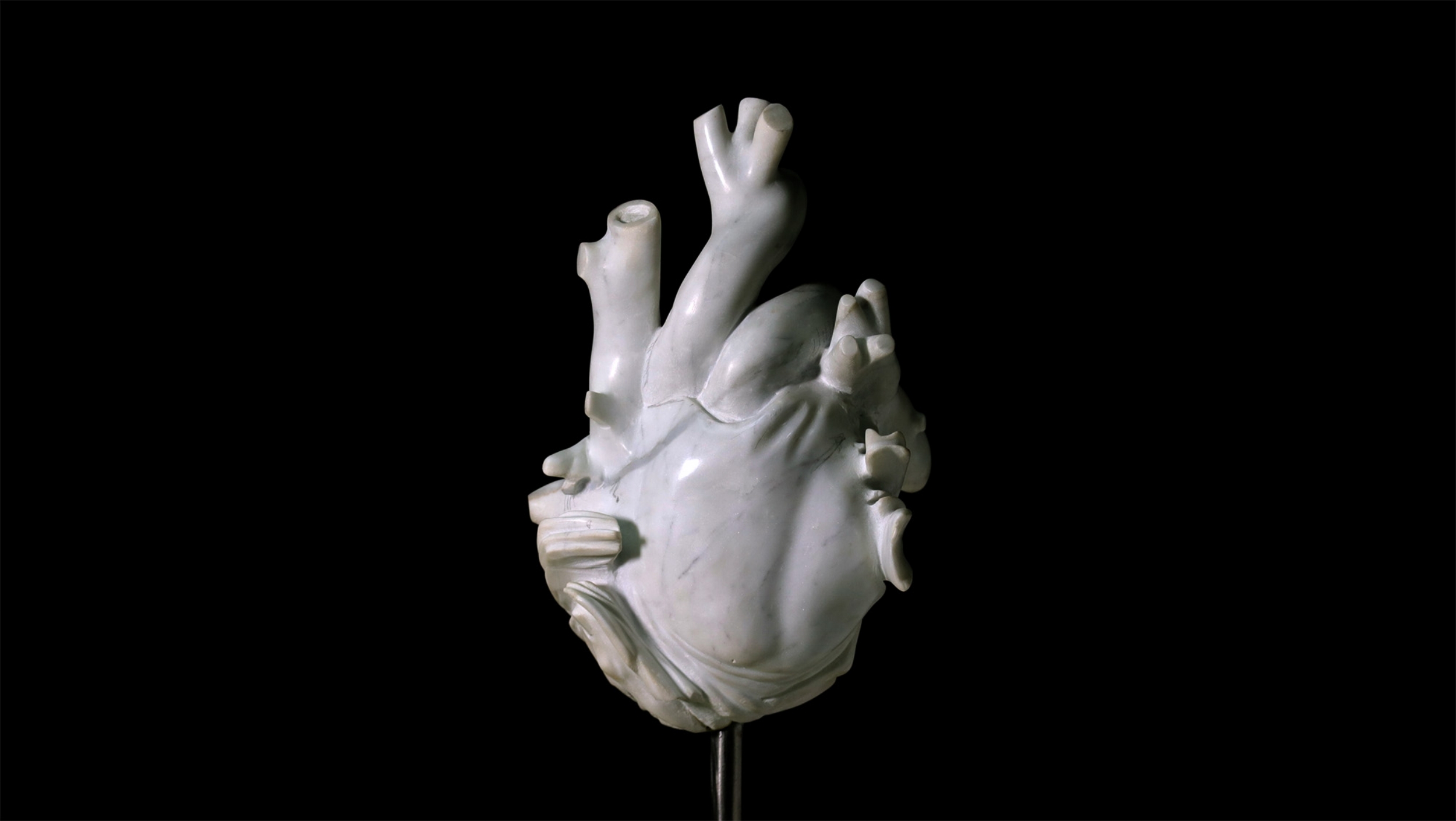 Heart, marble, 14" x 9" x 7.25", 2003