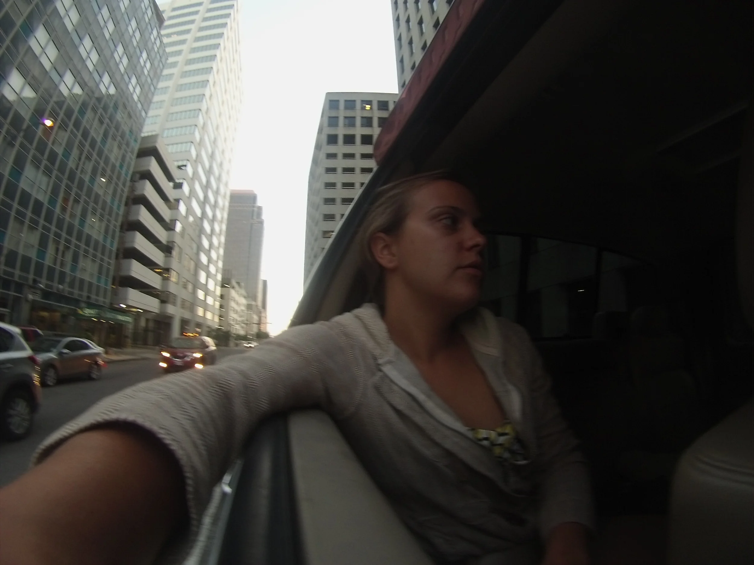 On a weekend adventure. Making New Orleans look like a big city. 