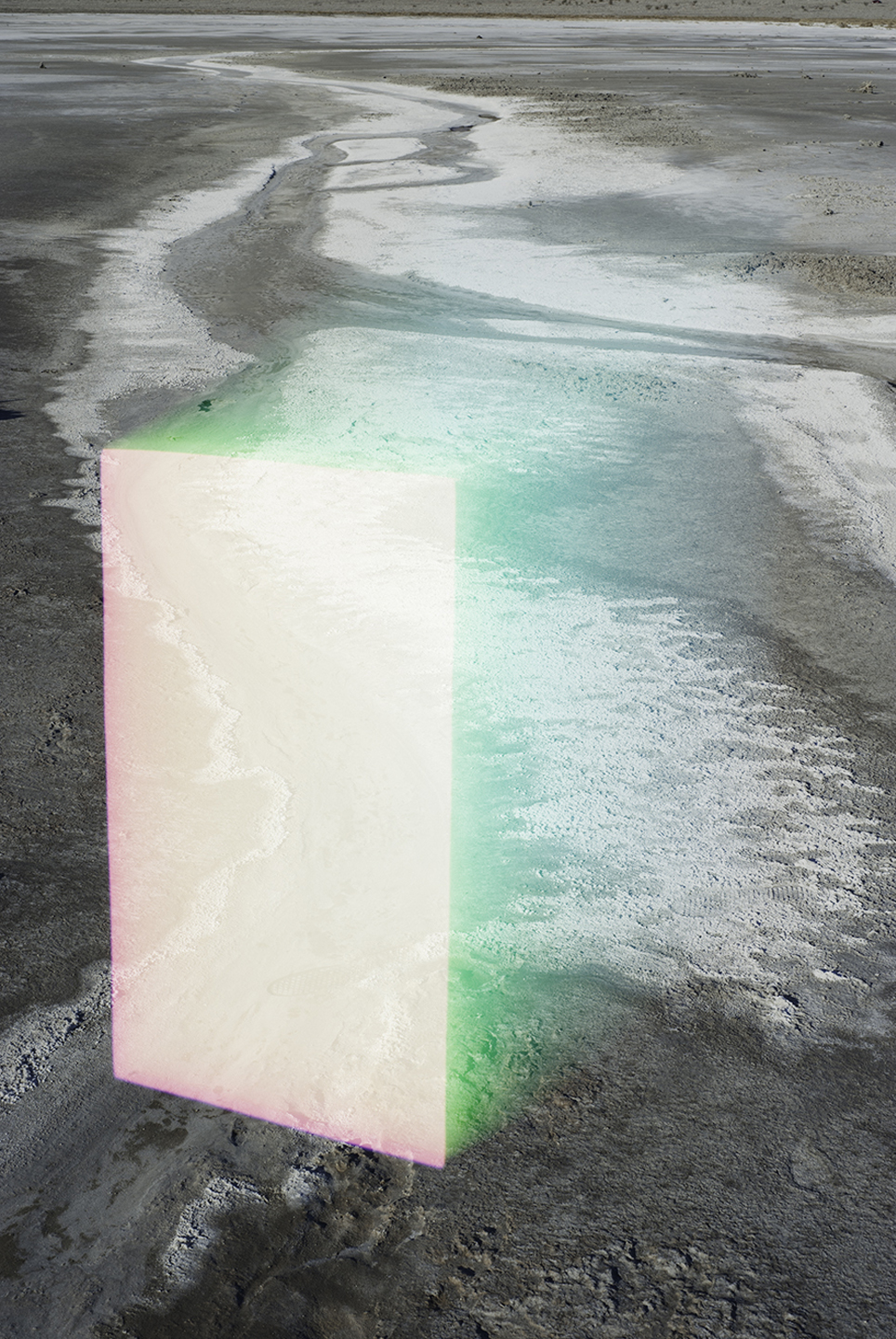   Digital Overlay No. 19 (Salt Flat) , 2016 