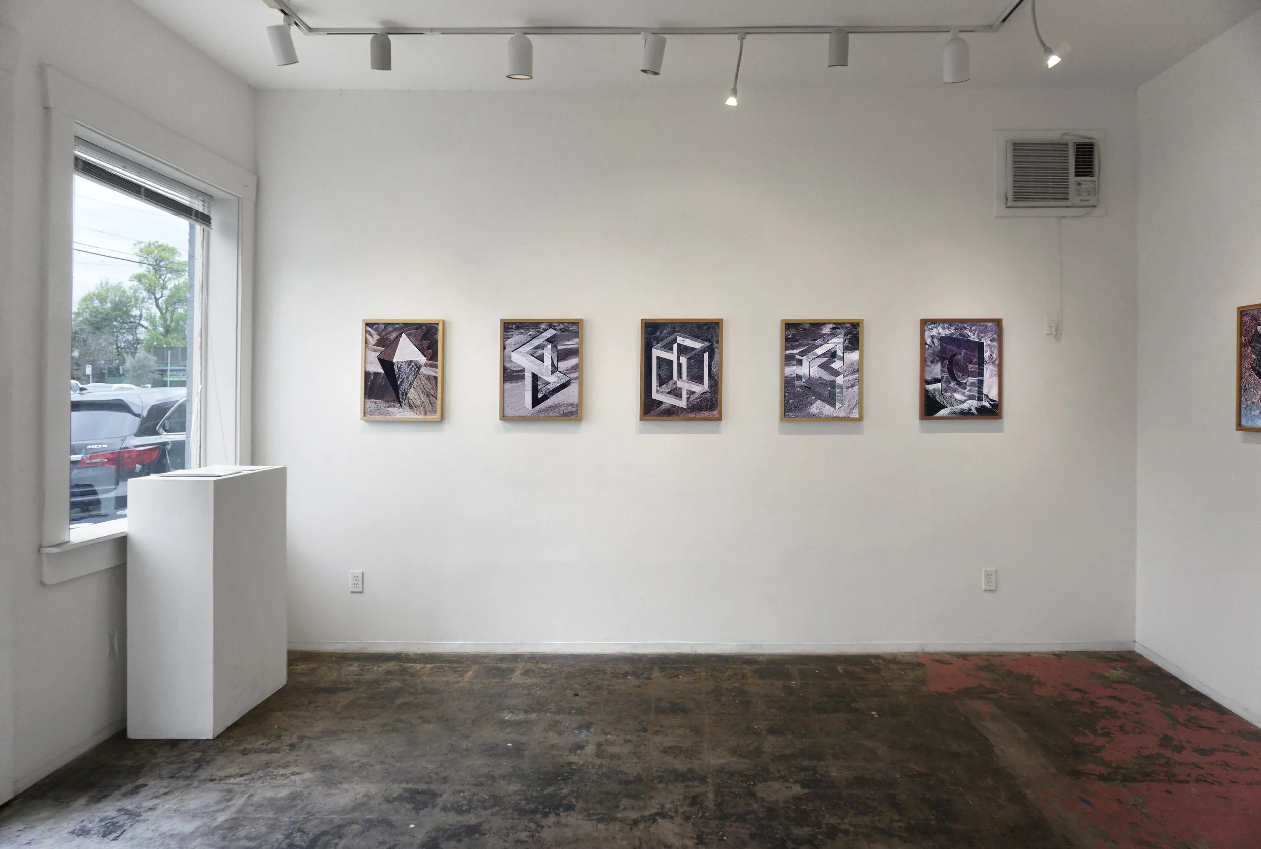 Installation view Optical Project Houston ,TX https://www.deasil.art/projects/2019/3/10/charlie-kitchen-interpolations