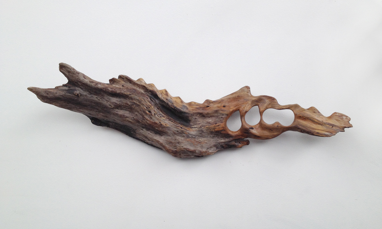   Untitled (Driftwood) , 2013  hand-carved driftwood&nbsp;treated with polyurethane  6 x 20 x 3.5 inches 