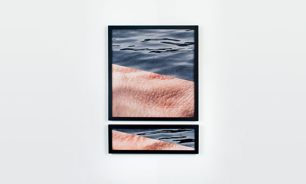 Your Quantity is my Value , 2013 embellished photographs (diptych), 27.25 x 19.25 inches SOLD