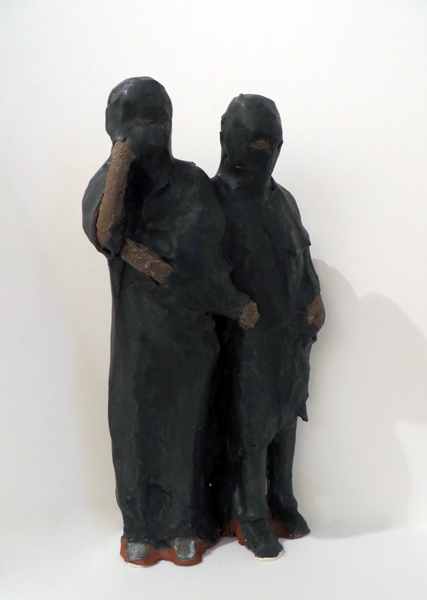   Fleeing Women,  2014 glazed earthenware 10 x 5 x 4 inches  Courtesy the artist, Ambach &amp; Rice, and Disjecta Contemporary Art Center 