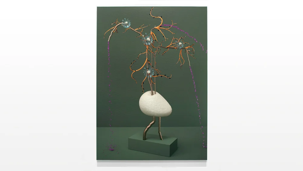 Aunt Lizzie , 2014 3D render, digital print 53 x 38 inches edition of 2 plus 1 AP