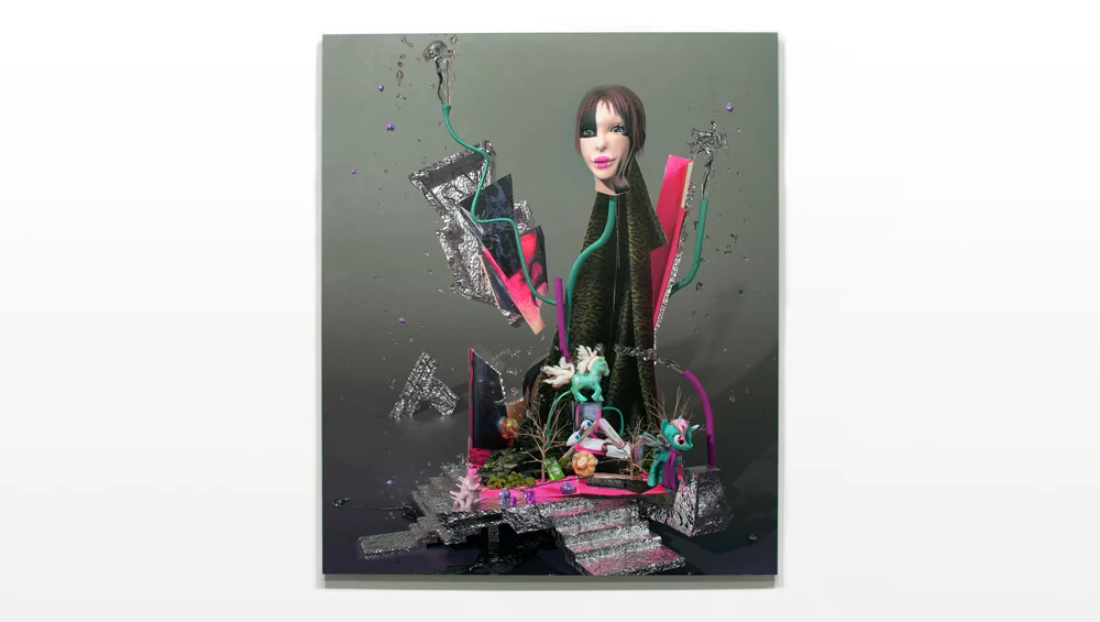 Still Life with My Little Pony , 2014 3D render, pigment print 47 x 40 inches edition of 2 plus 1 AP