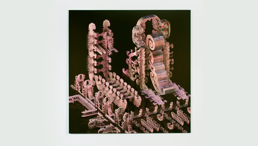 Opal Twins , 2013 archival pigment print mounted to Dibond 40 x 40 inches, edition of 2