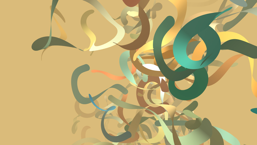 Electric Fields III (still), 2015 realtime software animation infinite duration, edition of 2 + AP audio by Jefre Cantu-Ledesma