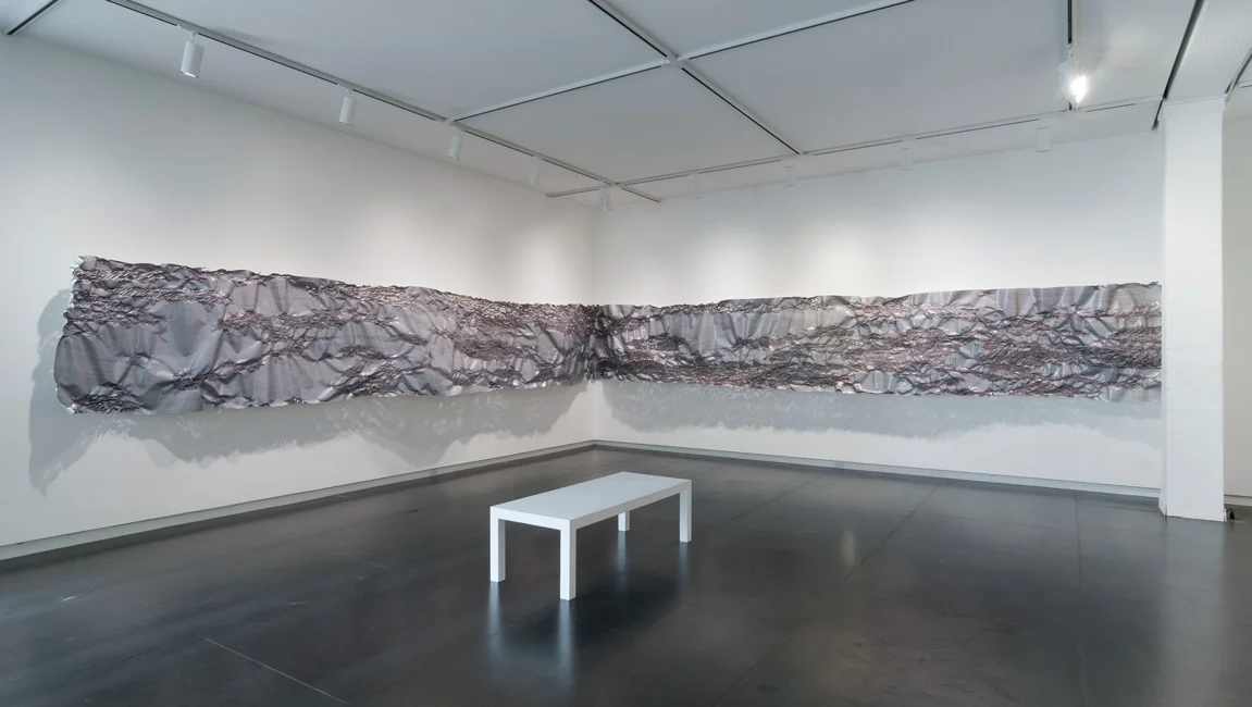 I Do Not Belong to the Sky (Horizon) , 2015 embellished Lambda photographs, dimensions variable