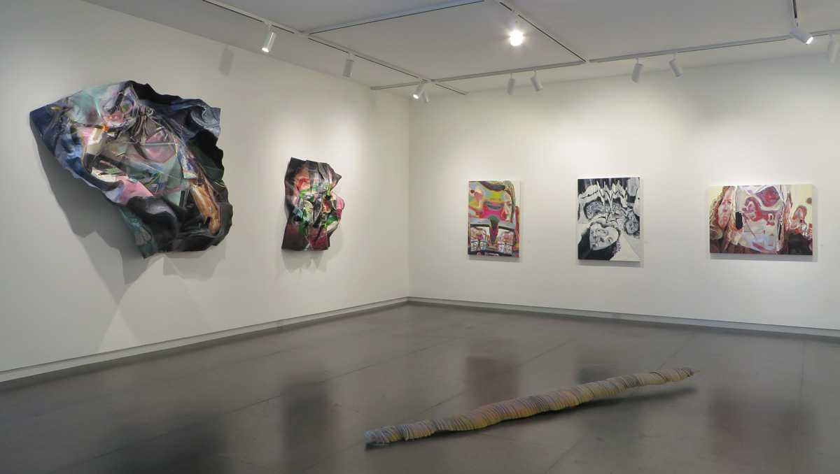 Paintings by&nbsp;Morgan Buck and Amy Turnbull;&nbsp;sculpture by Colin Kippen. 