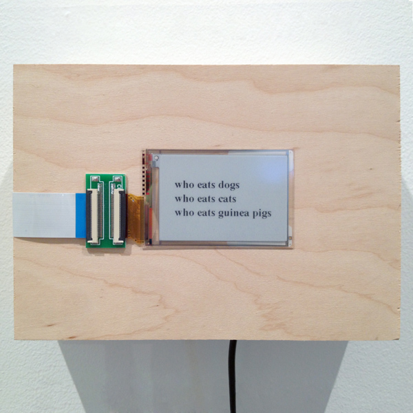   who eats dogs,&nbsp;who eats cats,&nbsp;who eats guinea pigs , 2015 custom wood enclosure, electronics, real-time Google autofill suggestions 5 x 7 x 2.25 inches 