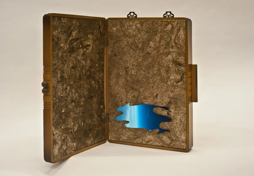 Cloudscape 1.2 , 2014 mixed-media box with video 18 x 19.5 x 2.25 inches (closed) edition of 3 (video only; box is unique)