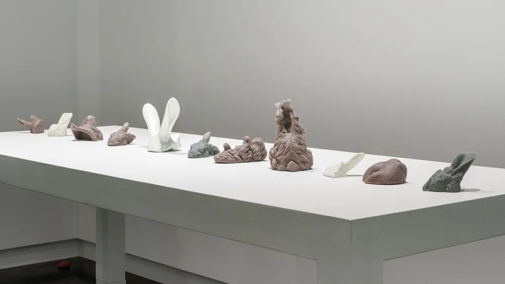 Drive of Living Things 1-11 , 2017 cast glass, dimensions variable