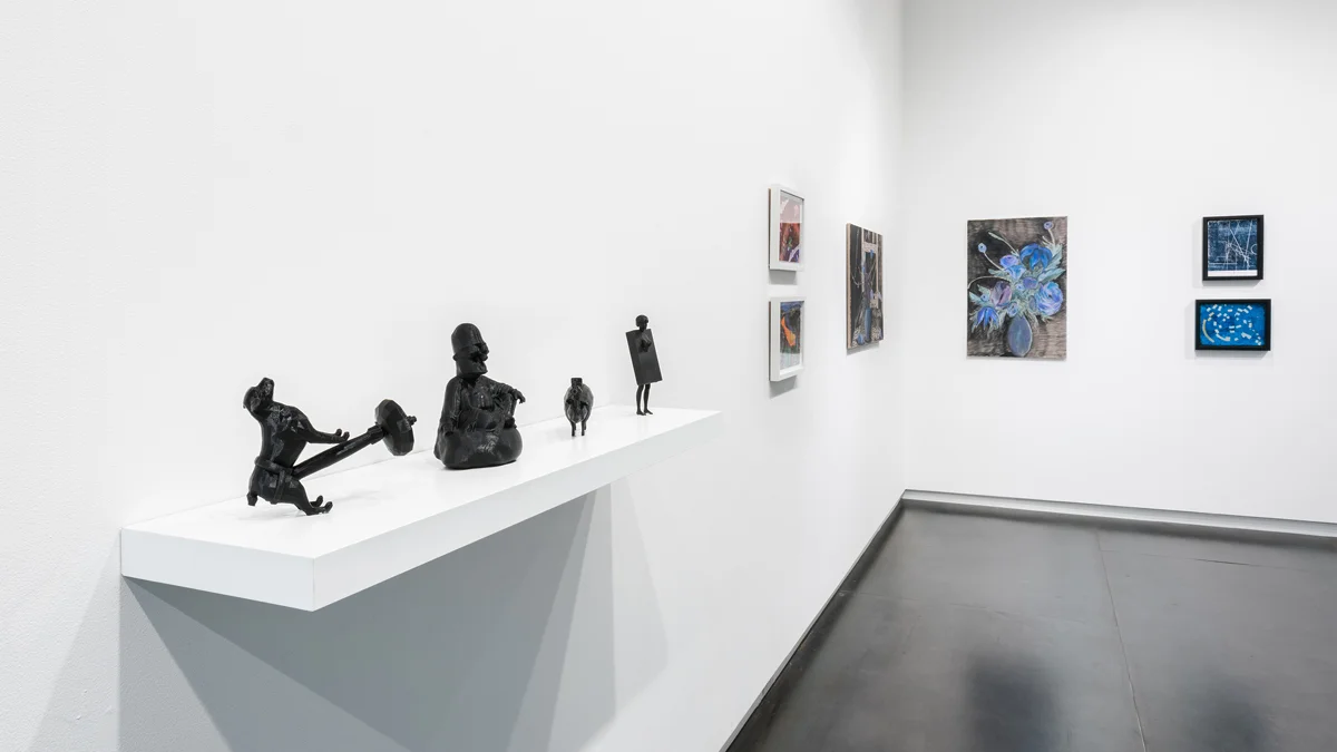 artists, left to right: Morehshin Allahyari, Ralph Pugay, Srijon Chowdhury, Ronny Quevedo