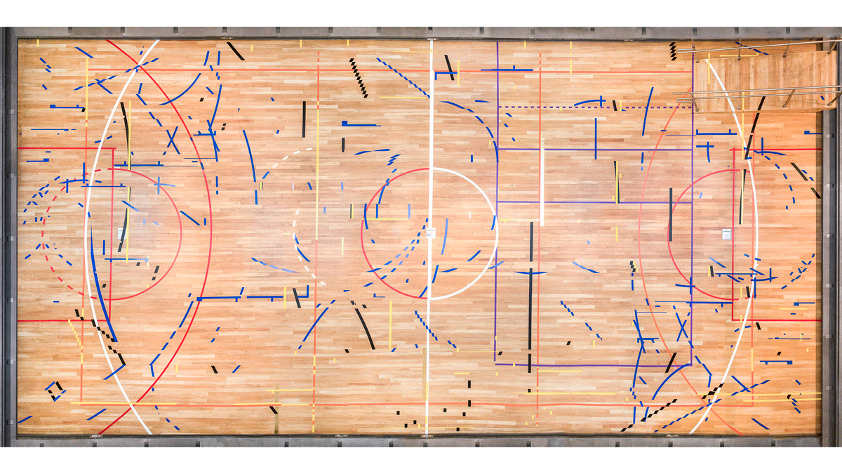 there is no halftime / no hay medio tiempo (aerial view), 2017 Queens Museum