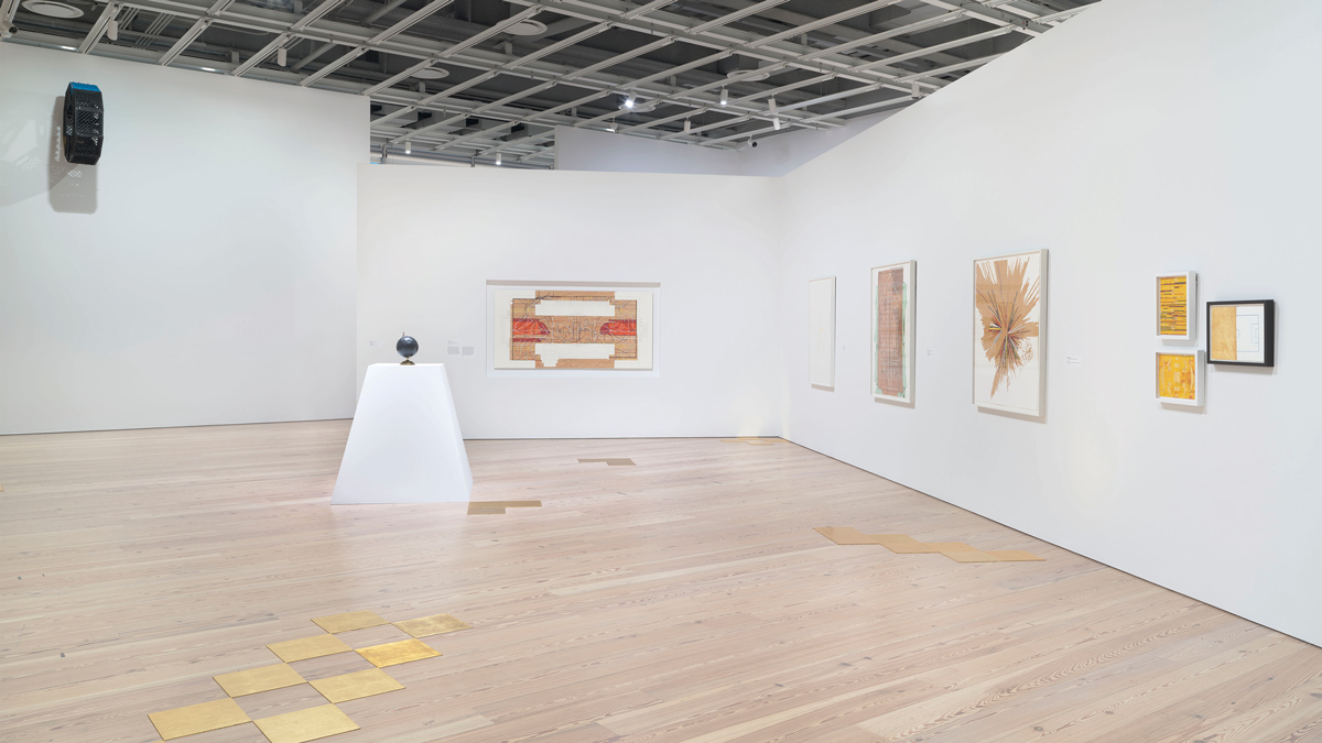  Installation view of Ronny Quevedo’s work in  Pacha, Llaqta, Wasichay: Indigenous Space, Modern Architecture, New Art  at Whitney Museum of American Art, New York (July 13-September 30, 2018). Photograph by Ron Amstutz, courtesy the artist and Whitn