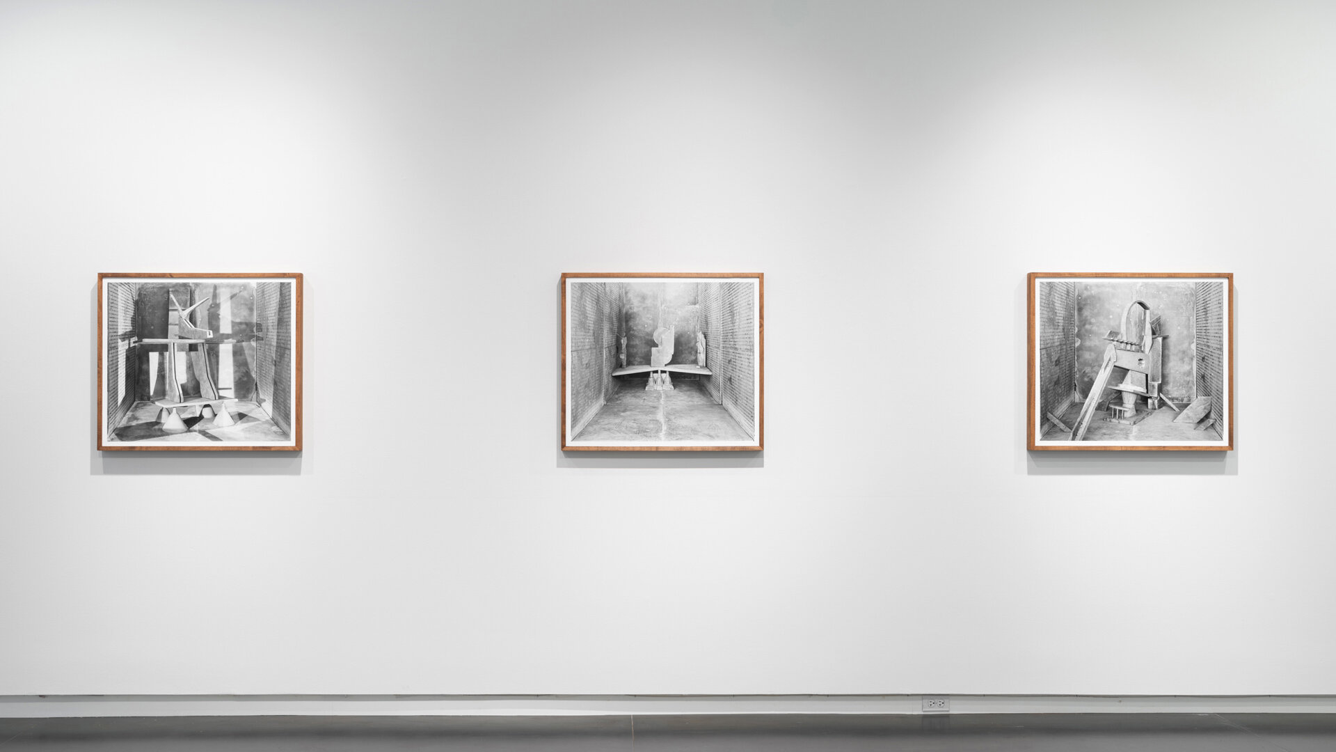 Stature No. 10 , No. 7 , and No. 4 each: 2019, archival pigment print mounted on Sintra, artist frame 29 x 33 inches (framed), edition of 1 plus 1 AP