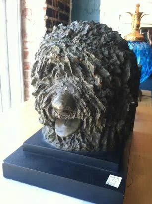 Body Guard | Plaster Dog Sculpture